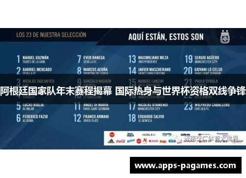 阿根廷国家队年末赛程揭幕 国际热身与世界杯资格双线争锋